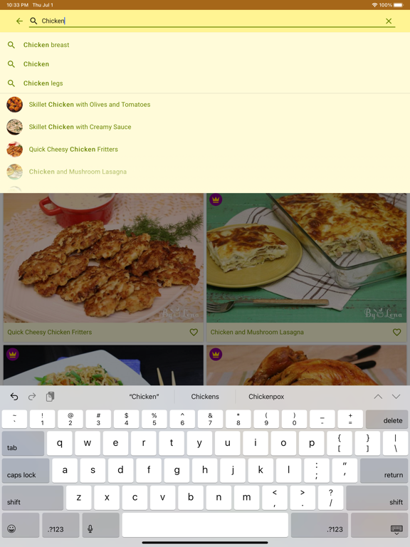 LaLena - Cooking Recipes iPad screenshot 5 - Food & Drink app