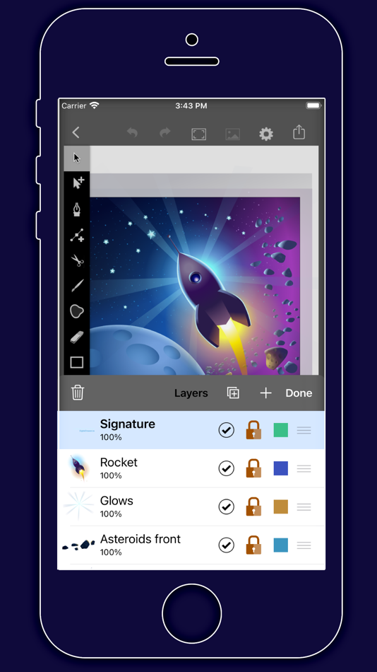 #4. VectorPaint (iOS) By: Anyi County Bingzhiyi Trading Co., Ltd.