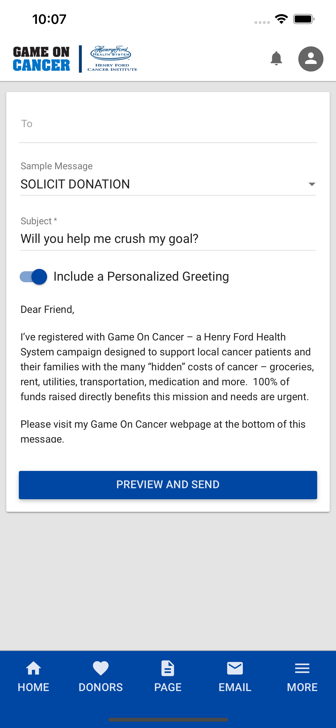 Game On Cancer