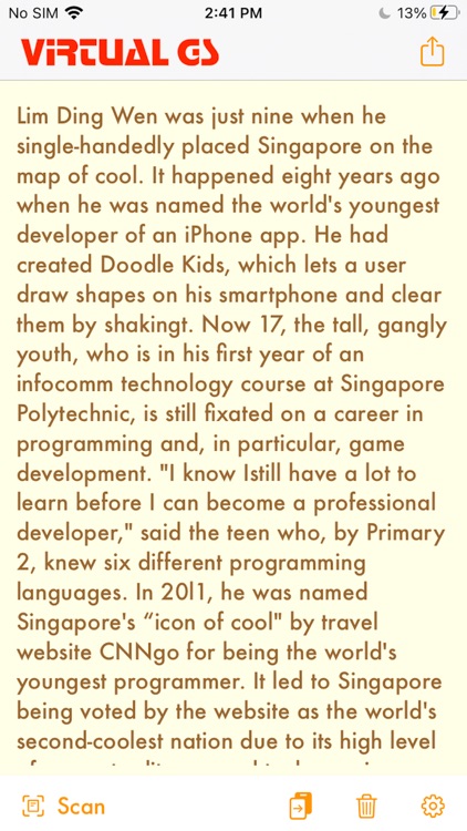 ScanText: Simple OCR