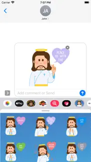 How to cancel & delete jesus stickers animated 1