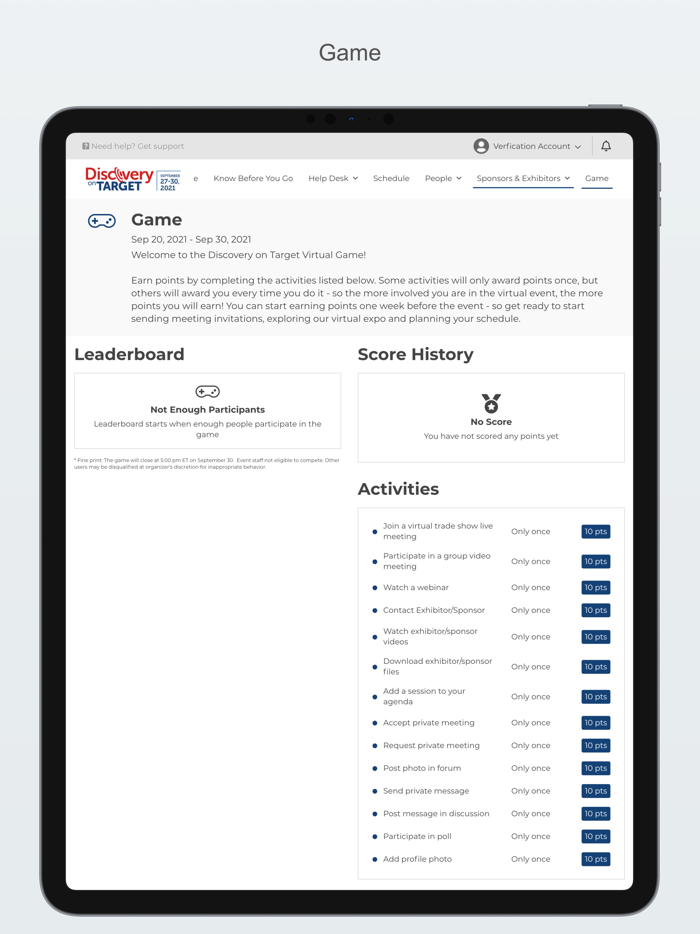 Discovery on Target 2021