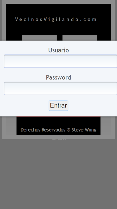 VecinosVigilando Condominios Screenshot