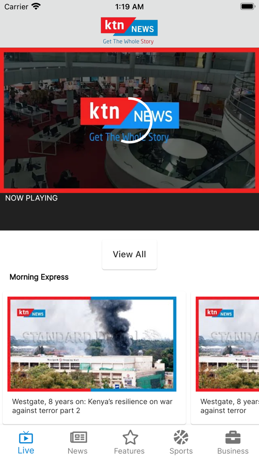 #2. KTN News (iOS) 由: Standard Digital