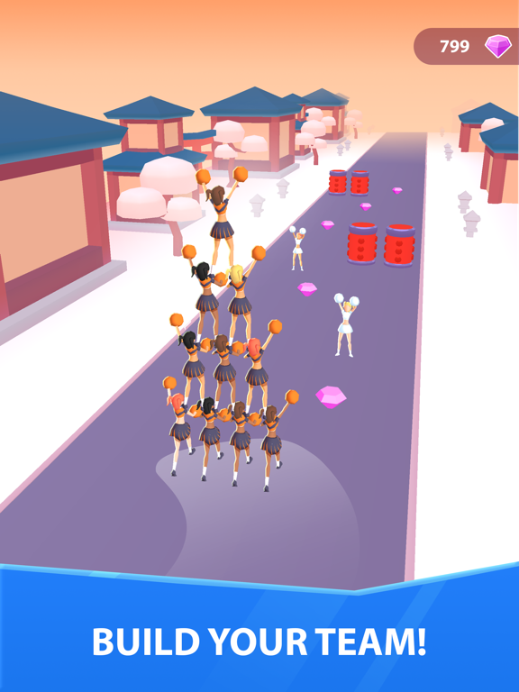 Screenshot #5 pour Cheerleader Run 3D