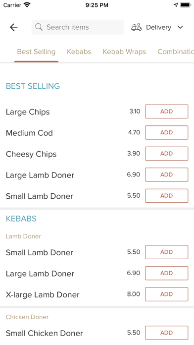 Tasty Kebab House Fish & Chip Screenshot