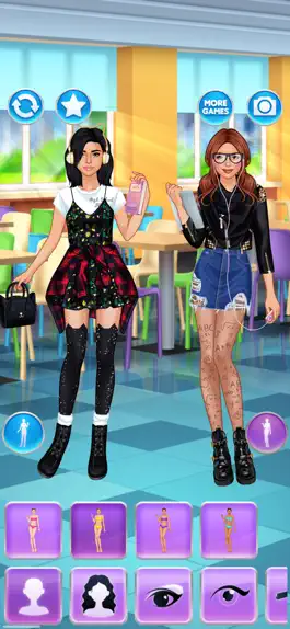 Game screenshot High School BFF Makeover apk