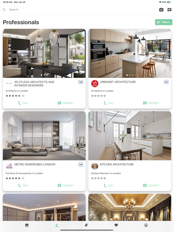 homify - home design iPad screenshot 2 - Lifestyle app