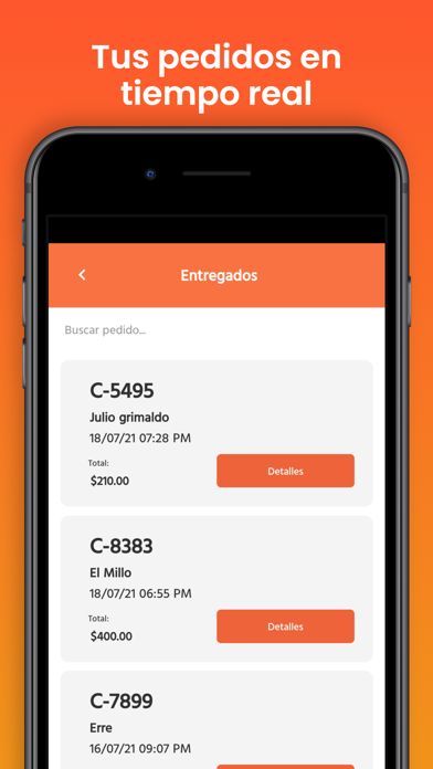 CARBS Negocios Screenshot