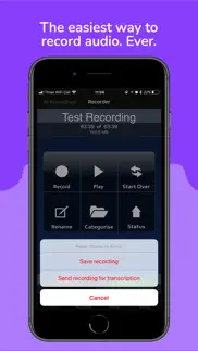 dictate2us record & transcribe iphone screenshot 2
