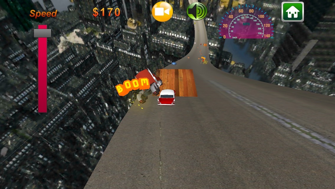 バンパースロットカーレースゲームQCATのおすすめ画像1
