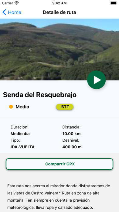 Línea Verde Merindades Screenshot