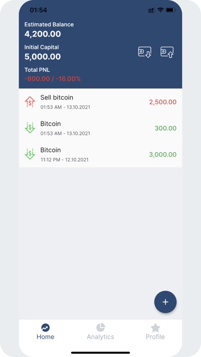 Investment Notes Screenshot