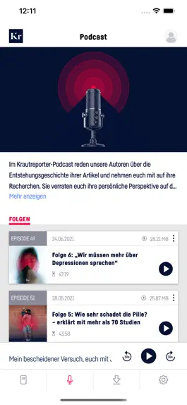 Game screenshot Krautreporter Audio apk