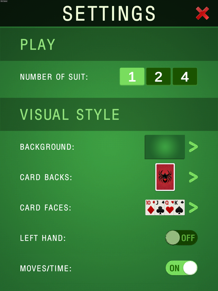 Spider Solitaire - challenge