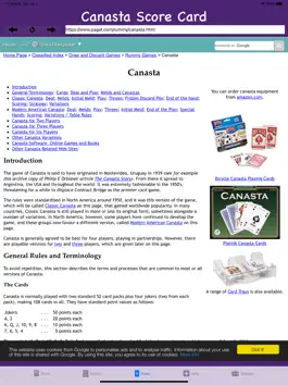 Game screenshot Canasta Score Card hack