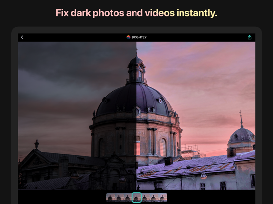 Screenshot #2 for Brightly - Fix Dark Photos