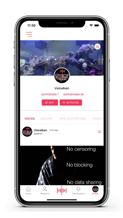 Voiceban Screenshot