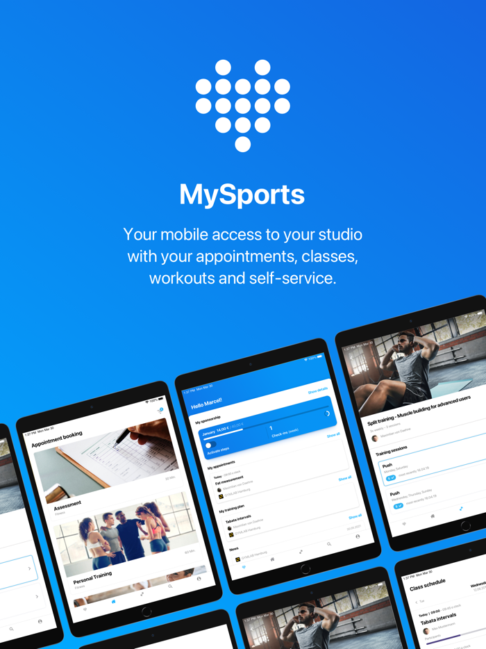 MySports Connect with the gym