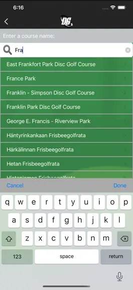Game screenshot Disc Golf Score Keeper hack