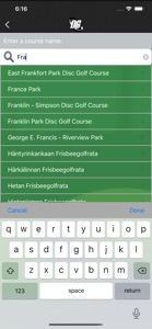 Disc Golf Score Keeper screenshot #3 for iPhone