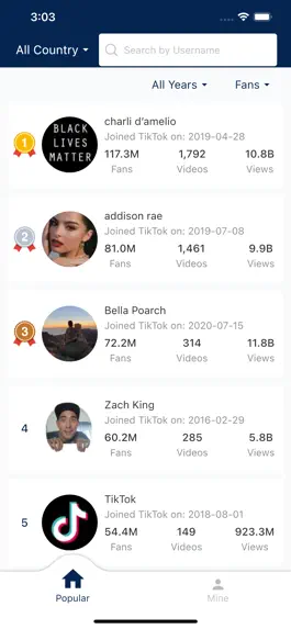 Game screenshot TikRank-Likes&Followers Stats mod apk