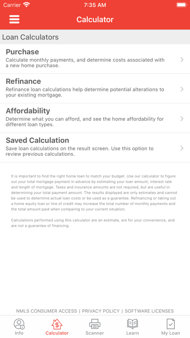 First Harrison Mortgage Screenshot