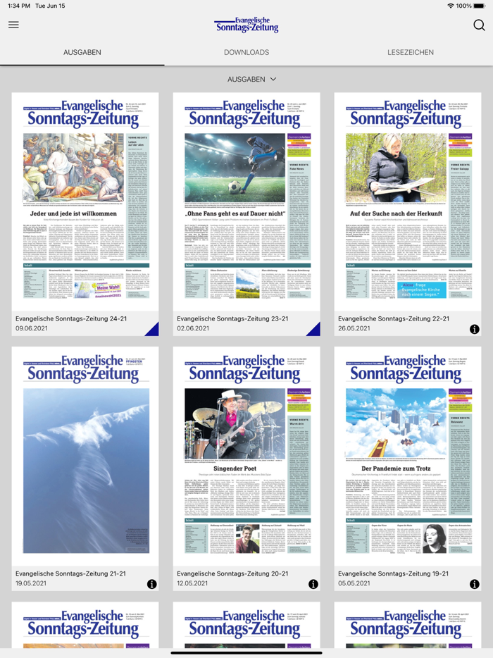 Evangelische Sonntags Zeitung