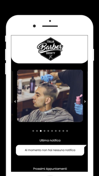 Italia Barber Society Screenshot