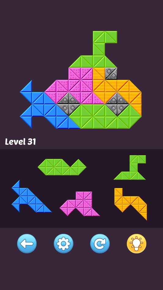 #4. Tangram! Block Triangle (iOS) 由: Trang Do Quynh