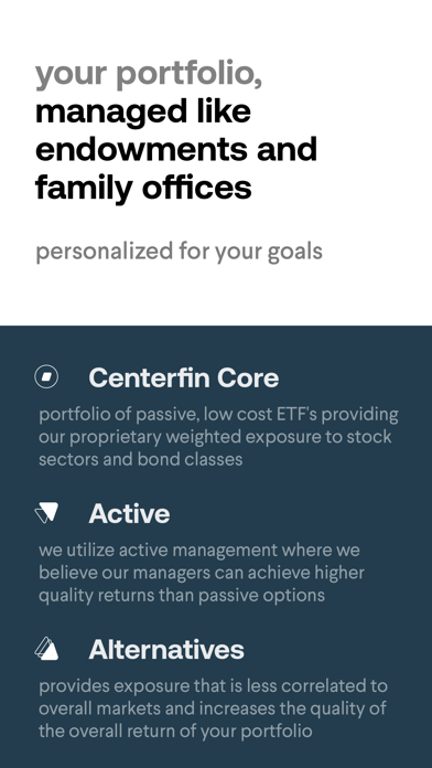 Centerfin Screenshot