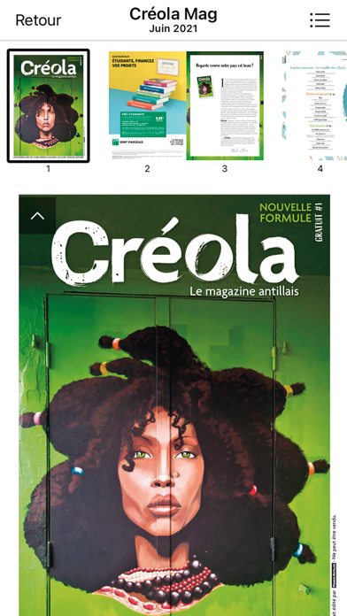 Créola Magazine Screenshot