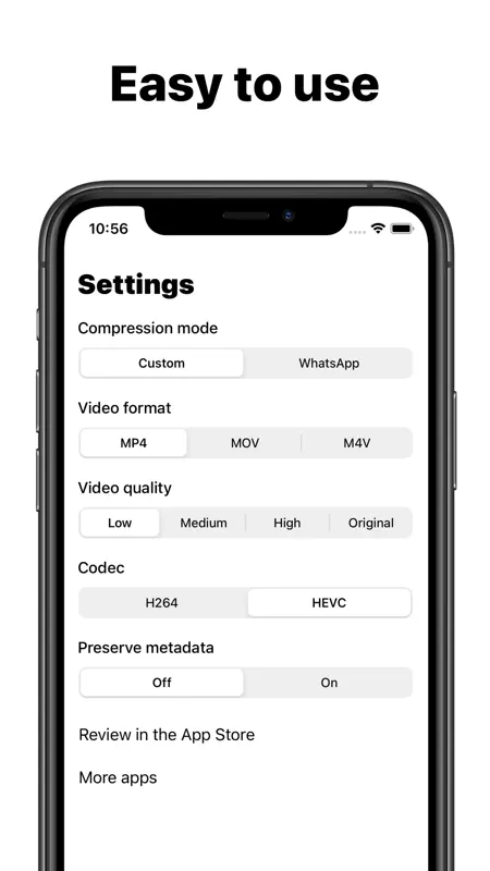 Video komprimierer express screenshot 4 of 4