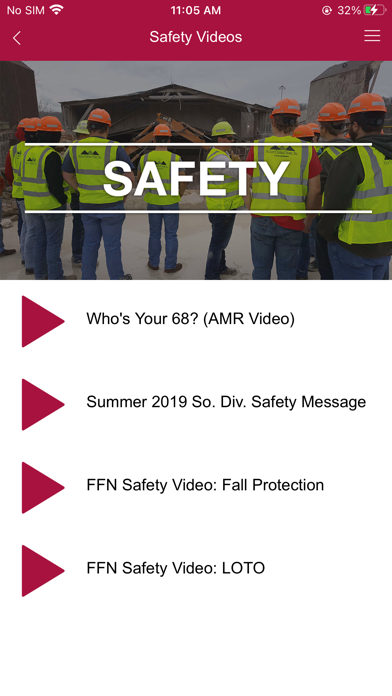 AMR Employee App Screenshot