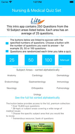 Game screenshot Nursing & Medical Quiz Set apk