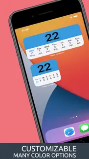 week numbers with widget iphone screenshot 3