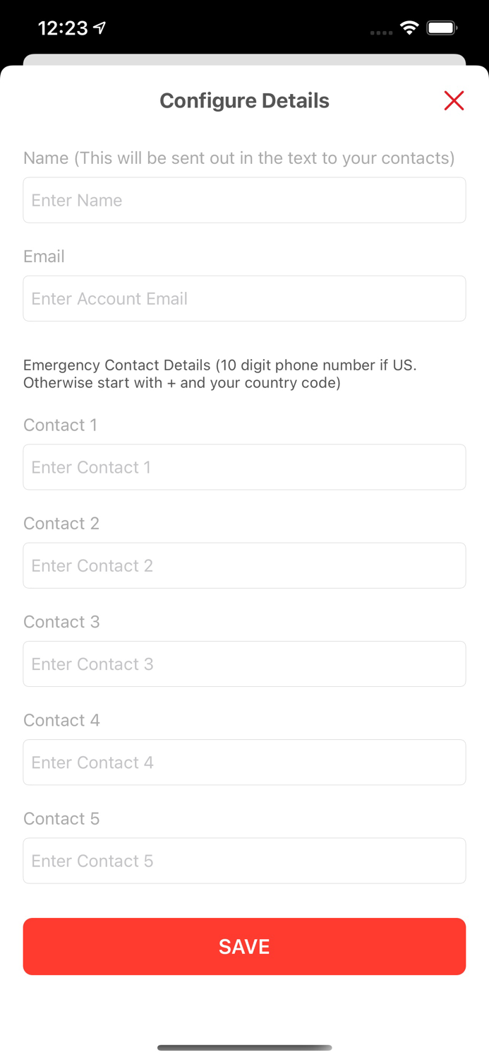 Emergency Big Red Button