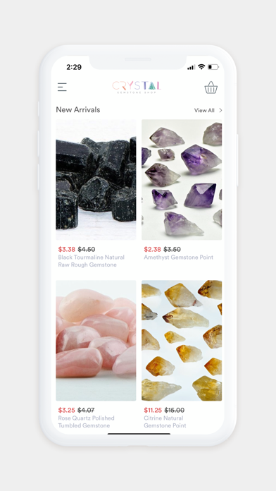 Crystal Gemstone Shop Screenshot