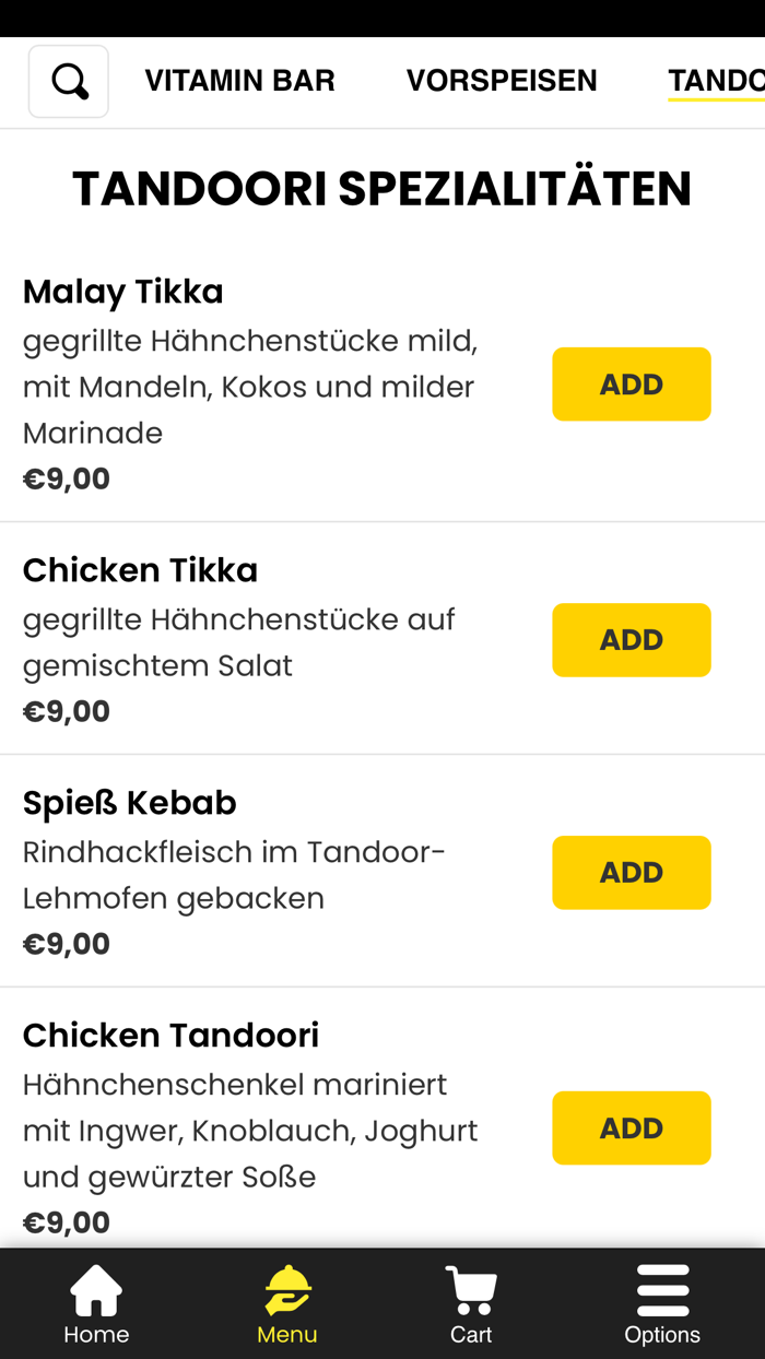 Taste of India Frankfurt