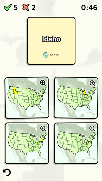 US States Quiz Screenshot