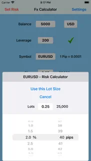 forex trade calculator iphone screenshot 2