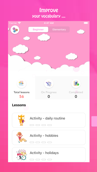 English - Basic Vocabulary Screenshot
