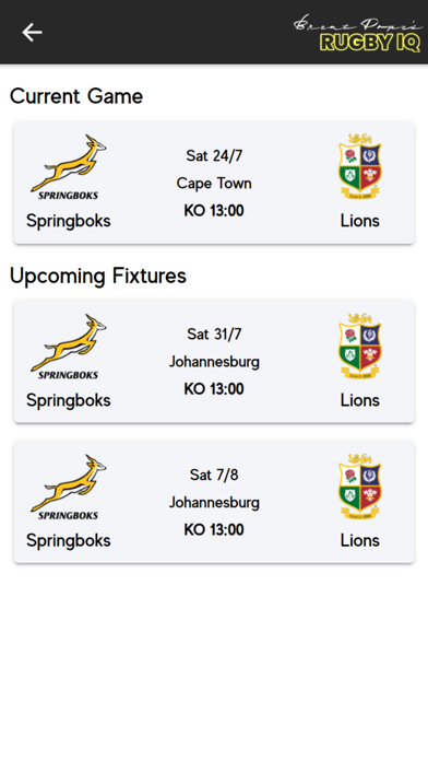 Rugby IQ Screenshot