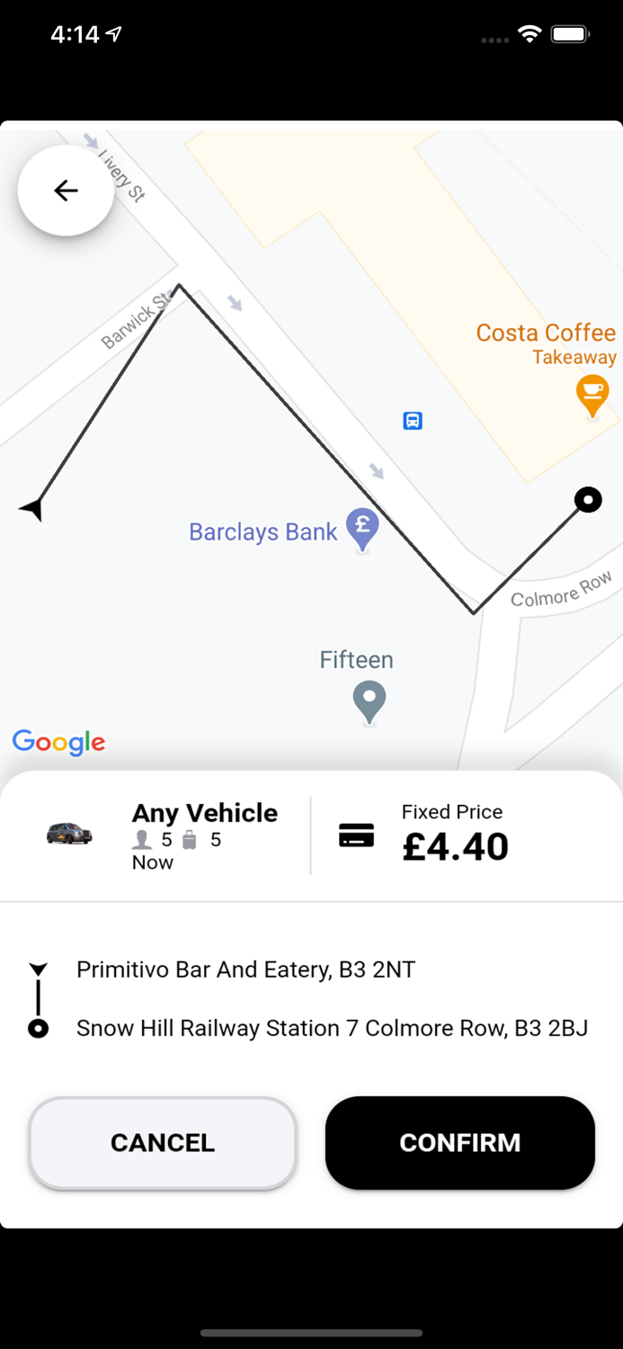 T.O.A Taxis Birmingham