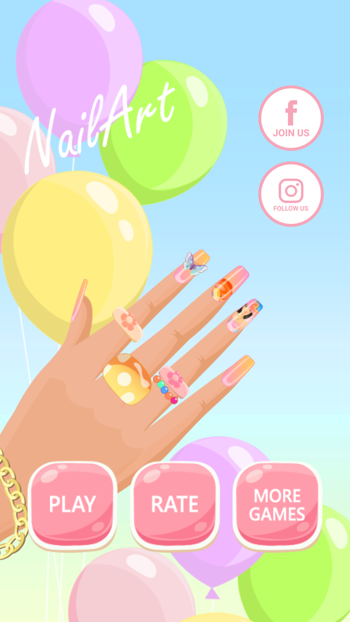 Nail Art Paint and Decorate