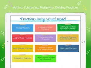 Fractions Using Visual Models screenshot #10 for iPad