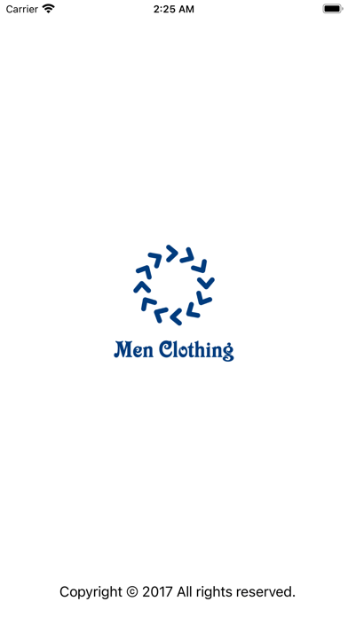 Smart Mens Clothing Shop Screenshot