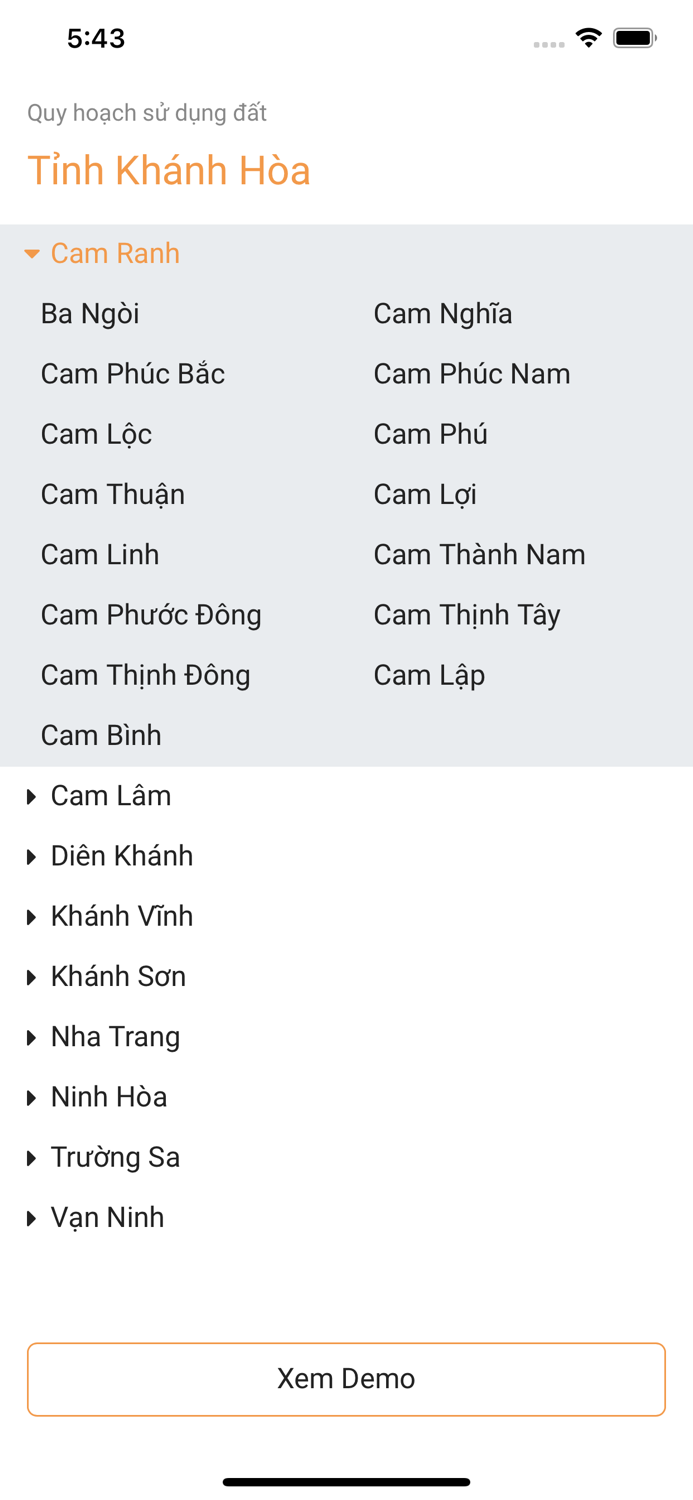 Quy hoạch Khánh Hoà