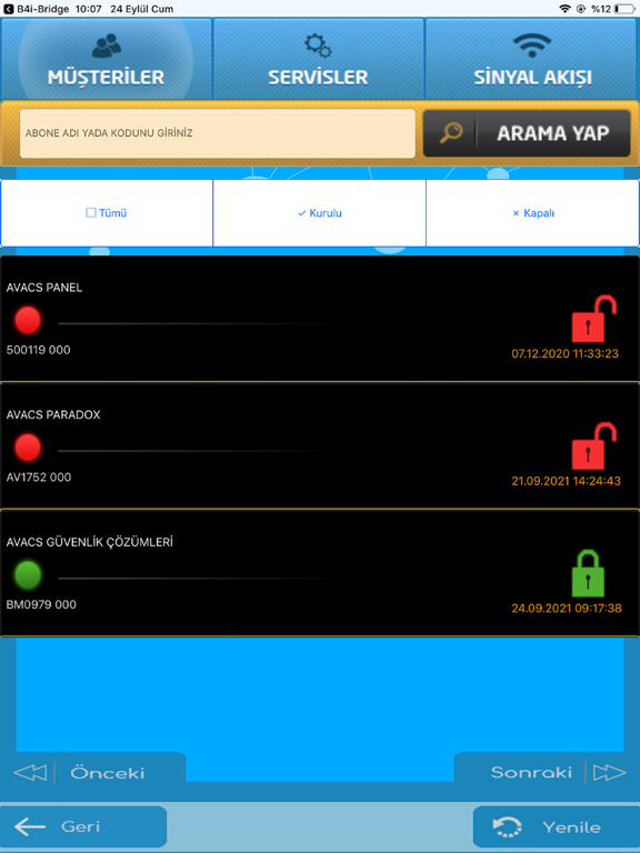 Screenshot #5 pour Avacs Alarm Sinyal Takibi