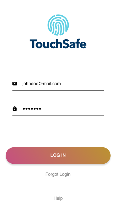 TouchSafe Screenshot